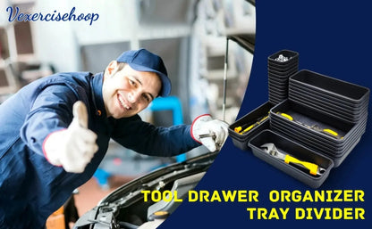 Drawer Organization 8/26/47pcs Tool Tray Tool Box Organizer Tray Dividers Set Workbench Cabinet Bins Tool Chest Garage Hardware