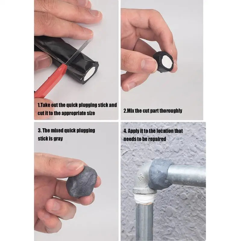 Putty Stick Permanent Adhesive Epoxy Putty Sticks Multi-purpose Quick Leak Repair Epoxy Putty for Ceramic Acrylic Metal Stone