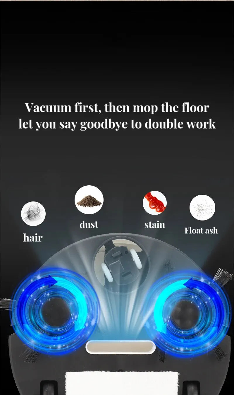Intelligent Sweeping Robot Household Mini Vacuum Cleaner Dust Sweeping Mopping Three In One