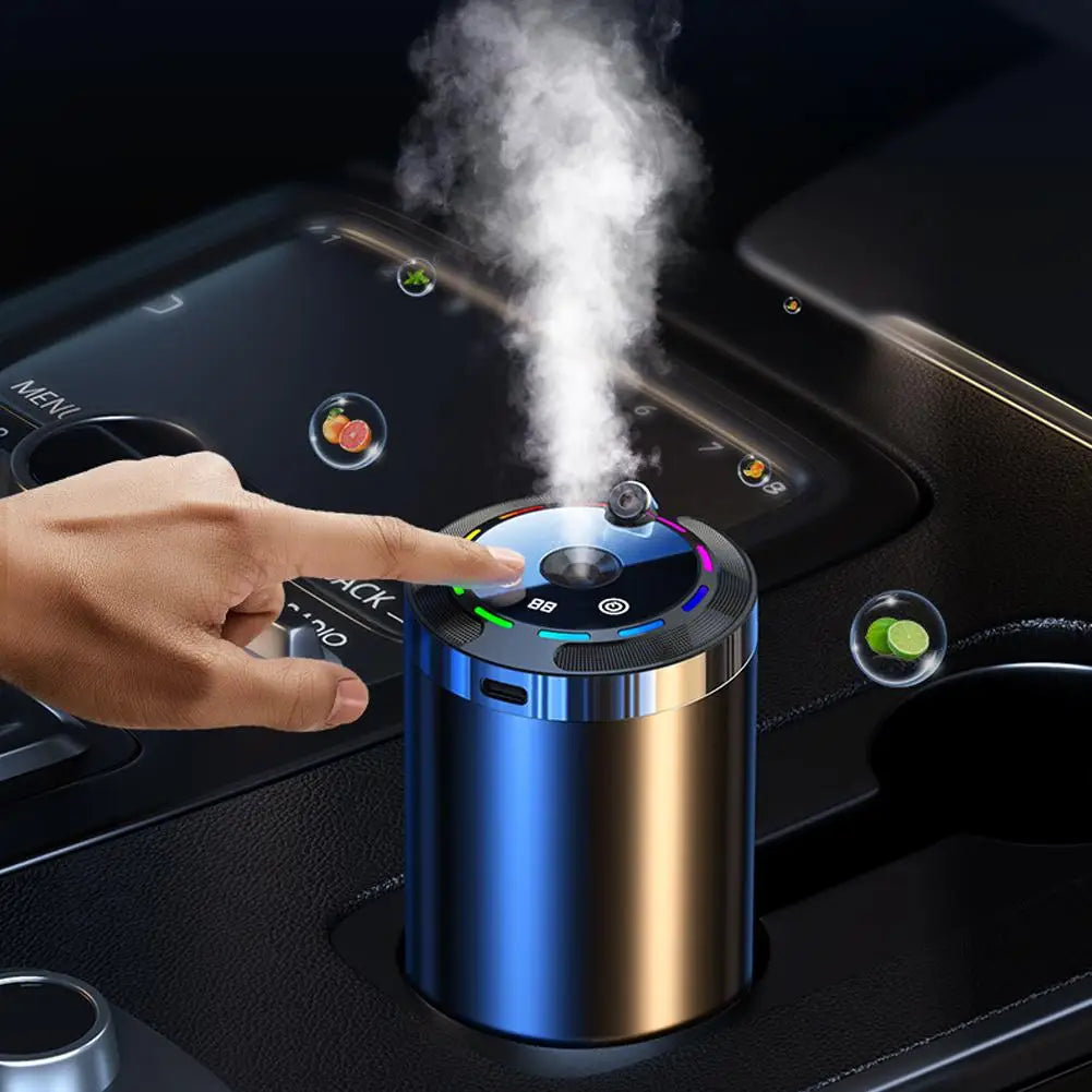 Car Diffuser Humidifier Cool Mist Sprayer Aromatherapy Diffusers Odor Eliminator Auto Home Bedroom Office Air Freshener
