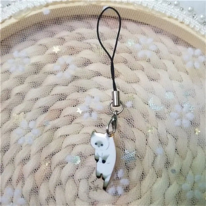 Telephone Chain Bag Charms Case Strap Decor Keychains Phone Hanging Charms Phone Lanyards Cat Phone Strap Mobile Phone Strap