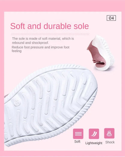 2024 Sports Running Shoes Women's Mesh Breathable Walking Women's Sports Shoes Comfortable and Fashionable Casual Sports Shoes