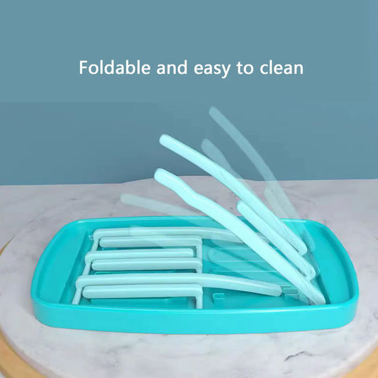 Bottle Dry Rack Baby Bottle Drain Drying Racks Blue Pink Baby Bottle Cleaning Dryer Drainer Storage Drying Rack