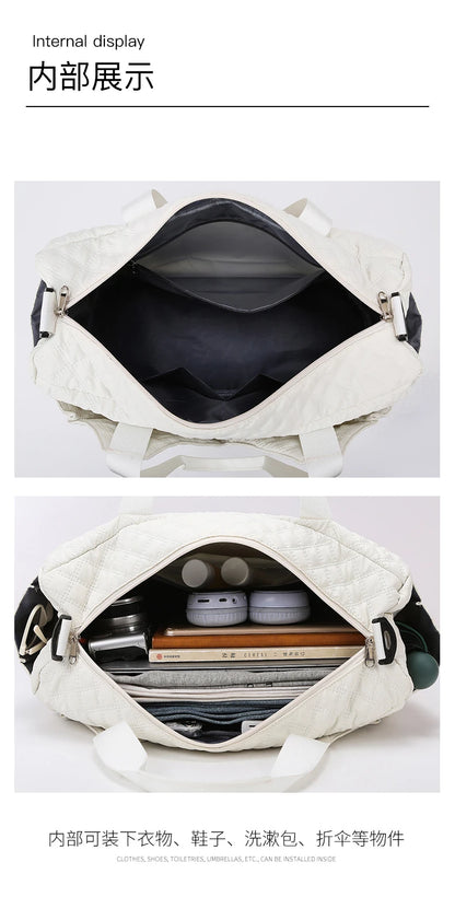 Large Capacity Travel Bags Luggage Organizer Bag Handbag Waterproof Portable Foldable Travel Clothes Storage Bag Shoulder Bags