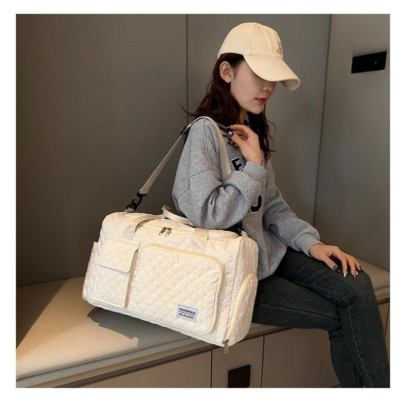 Fashion Travel Bag Handbags Large Capacity Carry On Luggage Bags Men Women Shoulder Outdoor Tote Waterproof Sport Gym Bag