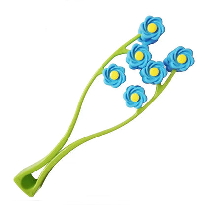 New Portable Flower Shaped Facial Roller Massager Anti Wrinkle Face Lifting Artifact Massage Alternative Relaxation Beauty Tool