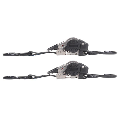 Single Hook / Double Hook Stainless Steel Auto Retractable Universal Easy To Carry Ratchet Tie Down Starp S-Hooks Trailer Towing
