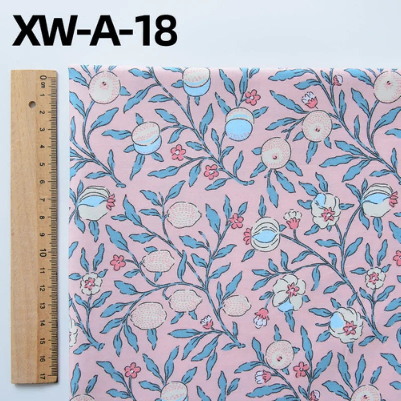 Fabric cotton handmade diy bedding flowers garden flowers pure cotton printing fabric twill cotton fabric sewing