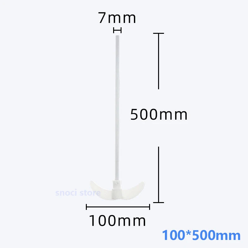Stirring Rod  400mm 450mm 500mm Length Overhead Stirrer Mixer Shaft with Foldable Paddle for Lab
