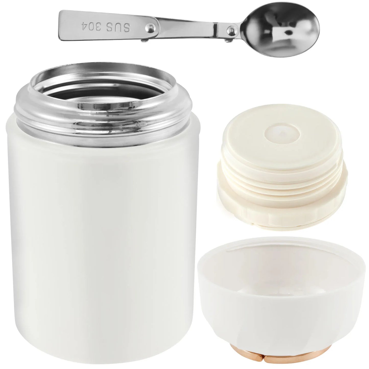 500ml Vacuum Insulated Food Jar Stainless Steel Insulated Food Thermos Leak Proof Thermo Food Jar Insulated Food Container