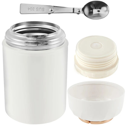 500ml Vacuum Insulated Food Jar Stainless Steel Insulated Food Thermos Leak Proof Thermo Food Jar Insulated Food Container