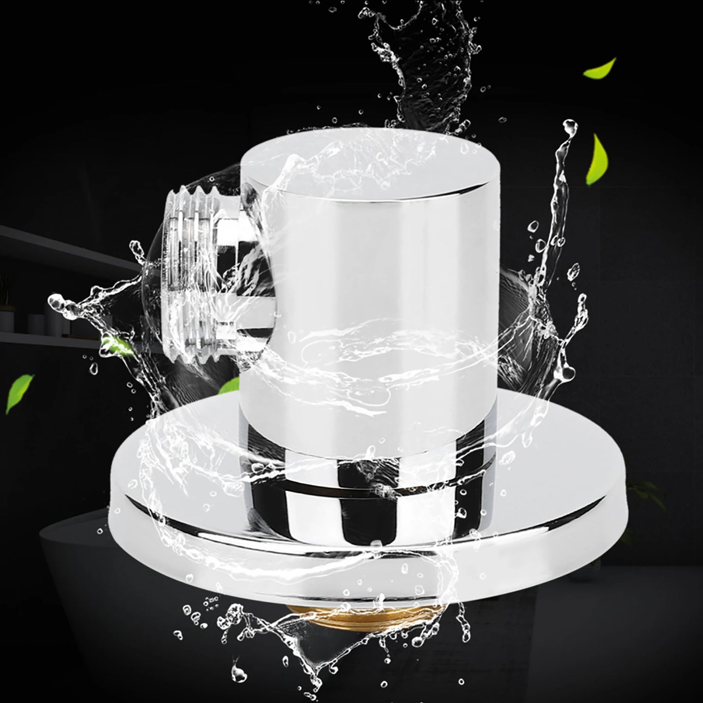 Bathroom Accessories Household Copper Wall Mounted Shower Hose Connector Wall Elbow Bathroom Accessories G1/2in Shower Connector