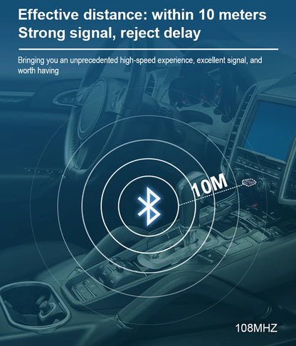 Car Bluetooth 5.3 FM02 Mini USB Transmitter Receiver with LED Display Handsfree Call Car Kit Auto Wireless Audio For Fm Radio