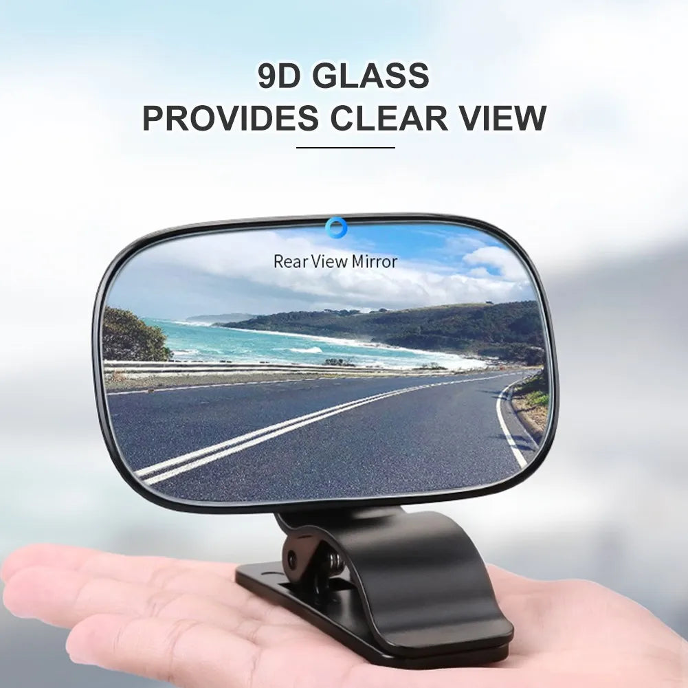 Baby Car Mirror Safety Car Seat Mirror For Rear Facing Infants Clip-On 9D Convex Mirror Wide Clear View For Car Seat Stroller