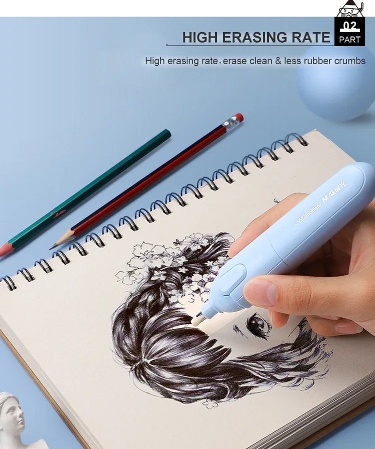 New Electric Eraser School Office Supplies Children Electronic Eraser