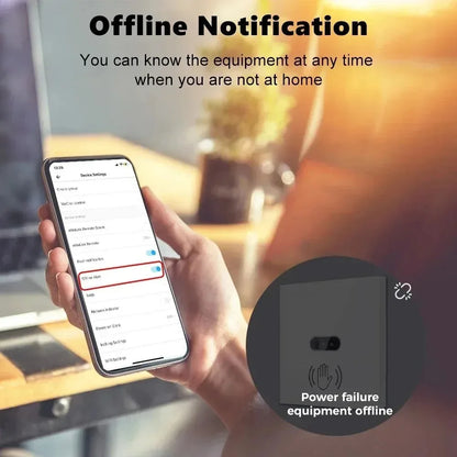 WiFi Infrared Sensor Wall Smart Switch Non-Contact Power Turn On The Light Power On Off Lamp With eWelik Salute Alexa Alice