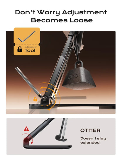 LISEN hot selling  products  tablet Stand Holder Adjustable Tablet Mount  for Desk Lazy Arm Monitor Stand Tablet Holder