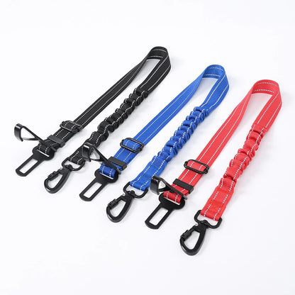 Adjustable Pet Dog Car Seat Belt Safety Leash Vehicle Belts Reflective Nylon Rope Harness Dog Accessories for Small Large Dogs