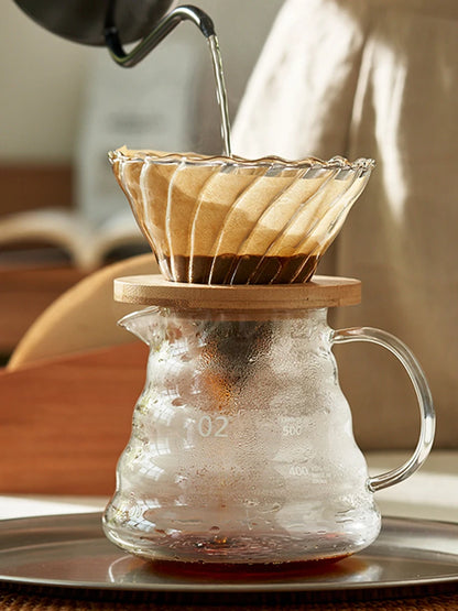 600ml Glass Coffee Carafe, Coffee Pot Clear Standard Coffee Server for Pour Over Coffee Maker