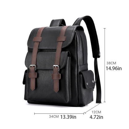 17.3-inch laptop backpack - Business briefcase, large capacity, adjustable shoulder straps, travel backpack
