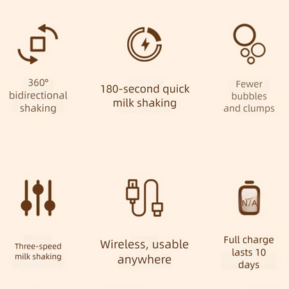 Adjustable Electric Baby Milk Blender Without Lumps Low Noise Electric Powder Mixer Easy To Use 3 Modes Milk Preparation Machine