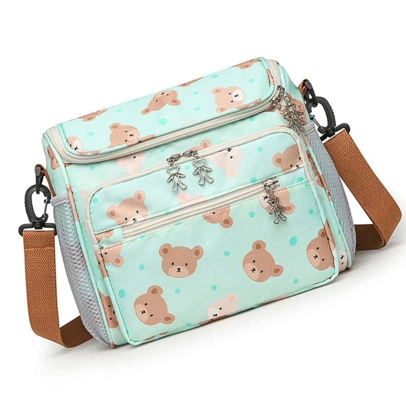 Spacious Mother Bag for Baby Essential Multifunction Baby Gear Organizes Bag Essential Baby Travel Bag Easy Access Storage