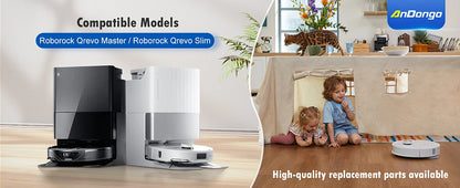 Roborock Qrevo Master / Qrevo Slim Robot Vacuums Cleaner Accessory Main Side Brush Hepa Filter Mop Cloths Dust Bag Spare Part