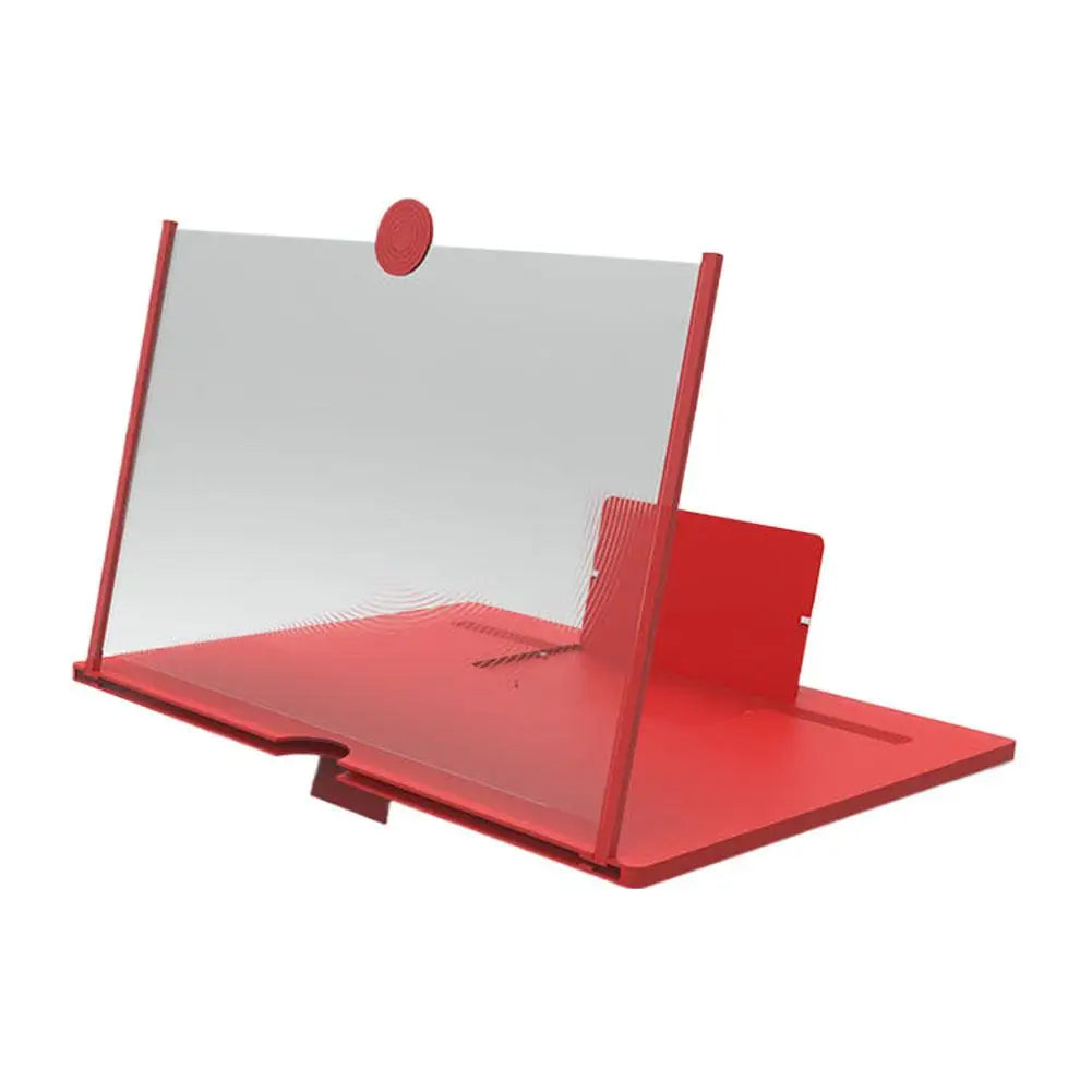 Screen Amplifier 10in 3D HD Phone Screen Magnifier Portable Pull Out Foldable Cell Phone Screen Enlarger for Movie Video Viewing