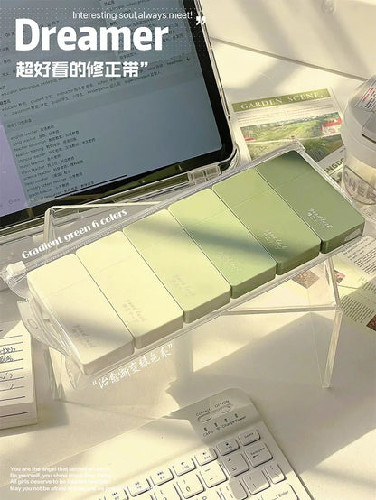 6 Pcs Correction Tape School Supplies Stuff Whiteout Portable Students Study Tools Writing Tapes Kids Tipex