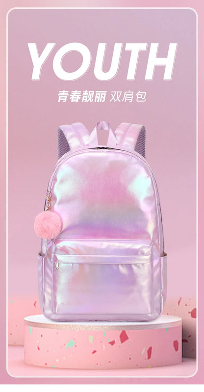 3 Pcs Set Children's School Bag Cute Student Backpacks for Teenager Girls Waterproof School bags With Lunch bag Pencil Case