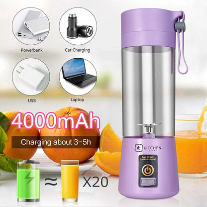Portable Fruit Juice Blenders Summer Personal Electric Home Mini Bottle