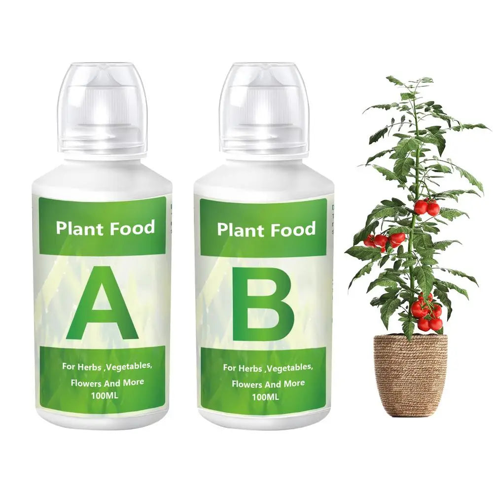 Fertilizer A and B Hydroponic Garden Plant Food Plant Fertilizer For Flowers Vegetables Grass Nutrients Garden Plant Using