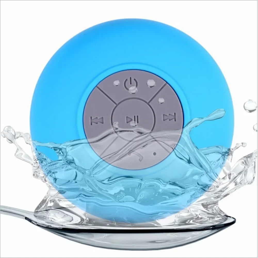 Wireless Bluetooth Waterproof Speaker With Suction Cup Sound For Car, Shower Sound