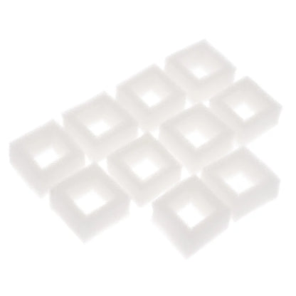 10Pcs Cat Water Fountain Water Pump Foam Filters Compatible With Square Dispensers Pre-Filtered For Fresh & Clean Drinking Water