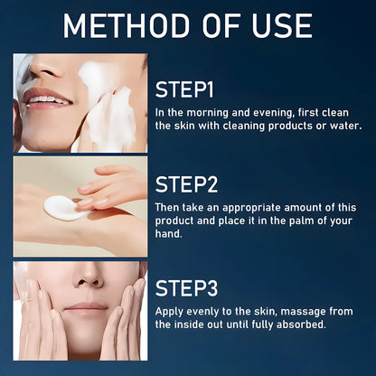 Retinol Cream, Collagen, Hyaluronic Acid, Retinol and Niacinamide Moisturizing and Nutrition, Soft, Elasticity, Vitality and Peeling Skin