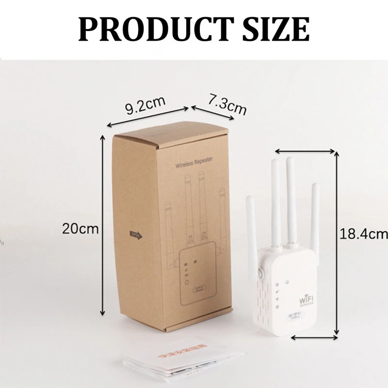 Xiaomi 1200Mbps Wifi Amplifier Dual band 2.4G 5G Repeater Network Expander Range Extender Signal Booster Wireless Wi-Fi Router