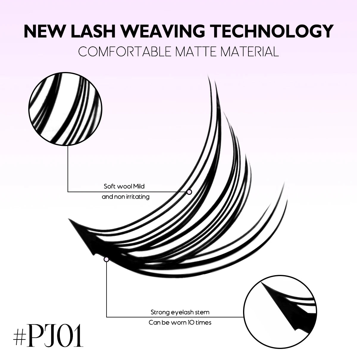 GROINNEYA DIY Lash Extension Kit Volume Lash Clusters Individual Lashes Thick Eyelash Extension Lash Bond & Seal & Lash Tweezers