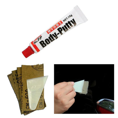 Smooth Repair Tools Scratch Filler Body Putty Assistant Car Accessories Grease Paint Repair Tool Sandpaper Pad