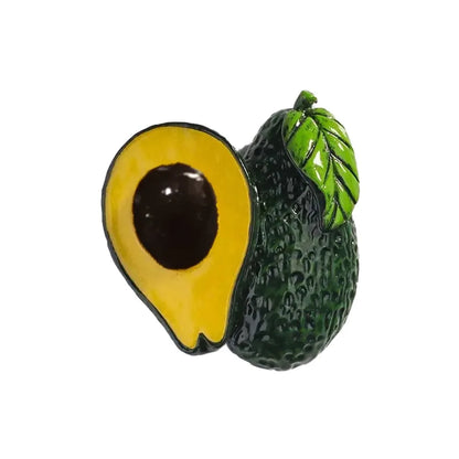 3D 3D Fruit Refrigerator Stickers Magnetic Cartoon Simulated Fruit Magnetic Stickers Cute Fruit Design Resin Food Toys