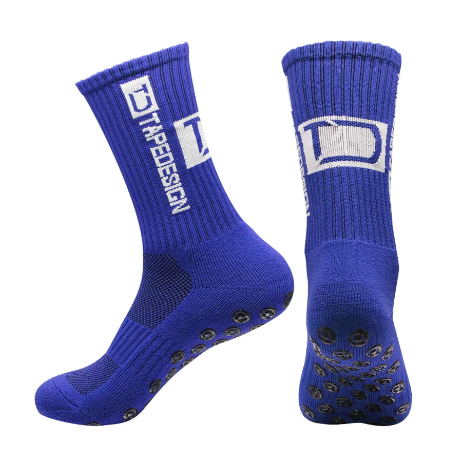 3 Sets Non-Slip Sports Dispensing Socks for Outdoor Training - Adult Leg Socks for Football Basketball Tennis Running