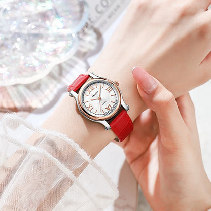 Crocus by Gk-Beck Original New Fashion Women's Watch Leather Strap Trendyy Quartz Watch Women's Watch