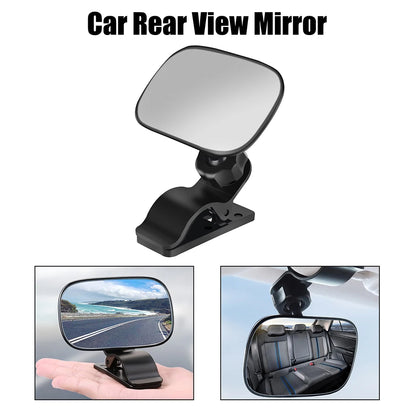 Car Interior Baby Safety Mirror With Clip Rear View Mirrors Makeup Mirror Seat Back Clamp Auto Ornament Automotive Accessories