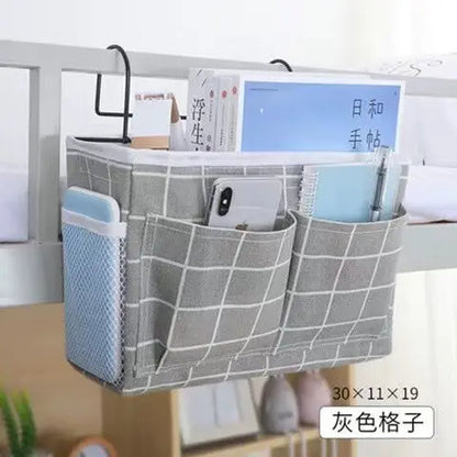 Bedside Caddying Bed Organizer Storage Bag Pocket for Dorm Rooms Rails Bedroom Dorm Kitchen Organization Storage Bag