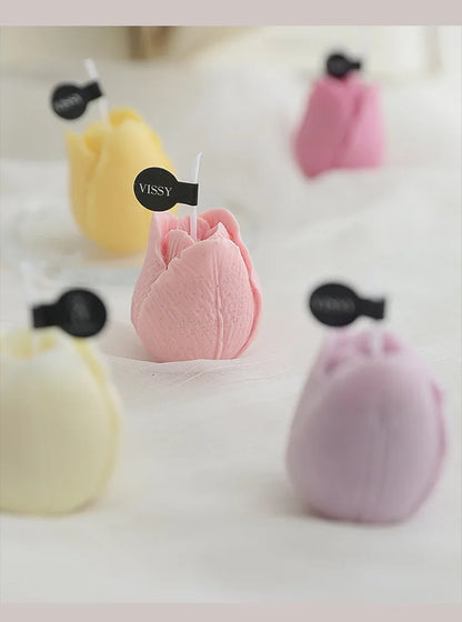 Tulip Scented Candles Gifts Handmade Birthday Gifts Decorative Ornaments Flower Shaped Candles