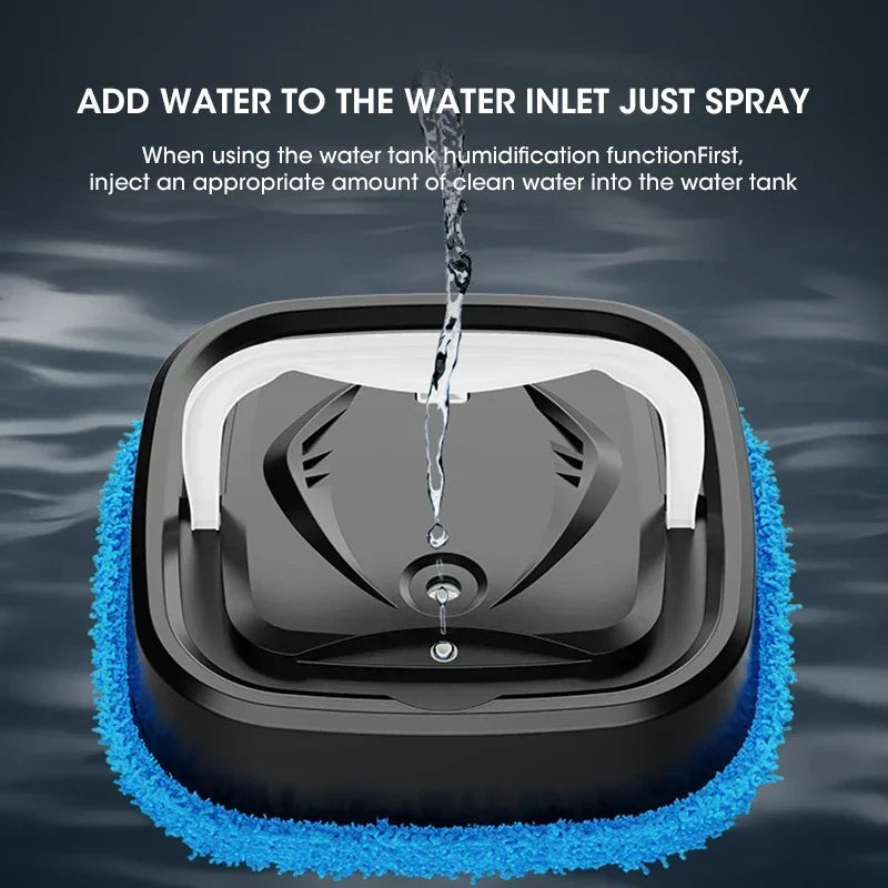 Wireless Cleaner Intelligent Robot Vacuum Cleaner Rotary Sweeper Powerful Cleaning Humidification Spray Dry and Wet Cleaning