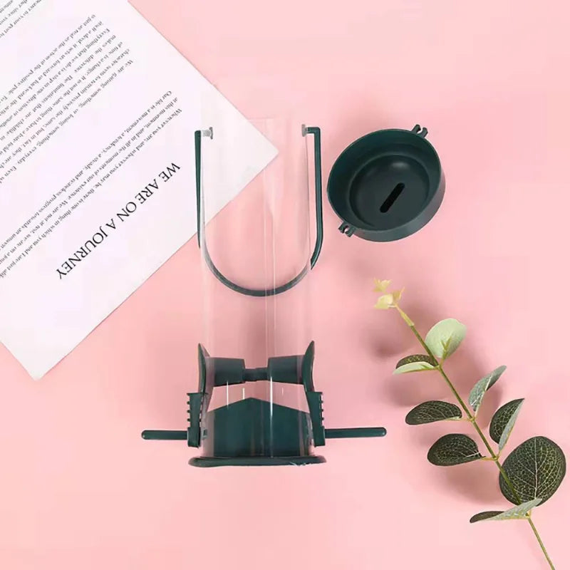 Pet Bird Feeder Pet Food Dispenser Outdoor Hanging Multiple Holes Bird Feeder Flying Animal Automatic Food Feeding Tool