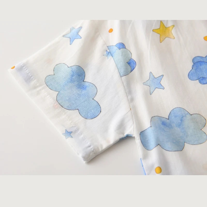 Fashion Baby Shirts 6 to 12 18 24 Months Toddler Boys Shirts Cotton Cars Lion Print Shirt for Boy Blue White Yellow Kids Clothes