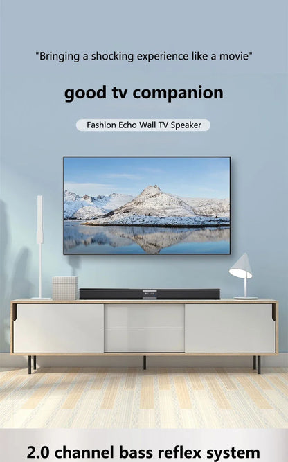 6D surround sound home theater speaker system mobile phone bass wireless Bluetooth speaker long TV soundbar speaker TF/AUX/USB