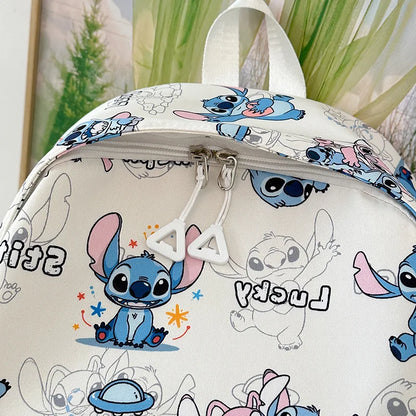 New Student Backpacks Stitch Printed Schoolbags Trendy Backpacks Large-capacity Lightweight Student Casual Bags Anime Schoolbags