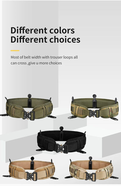 Tactical Battle Belt Set, Molle Belt,Tactical Shooting Belt,Tactical Battle Belt Utility Belt Men Tactical Belt Women Duty Belts